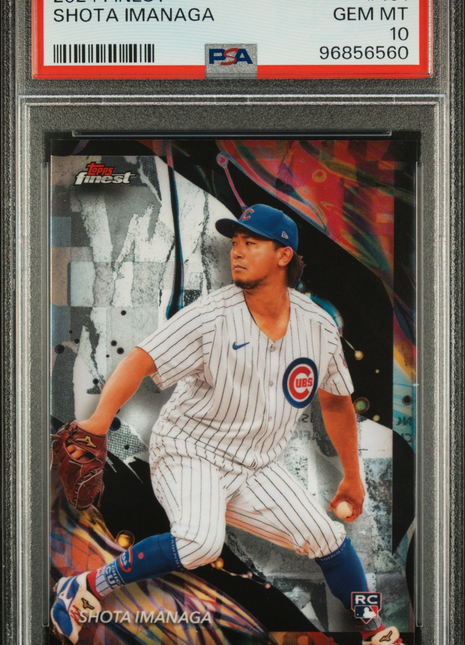 2024 Topps Finest Shota Imanaga #161 PSA 10