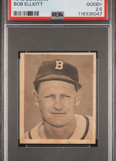 1948 Bowman Bob Elliott #1 PSA 2.5
