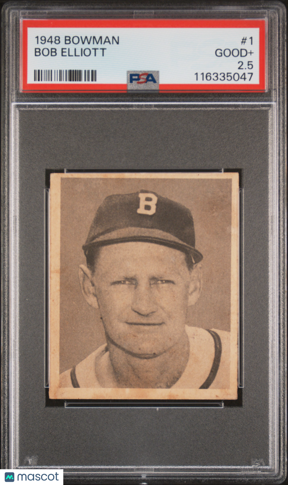 1948 Bowman Bob Elliott #1 PSA 2.5