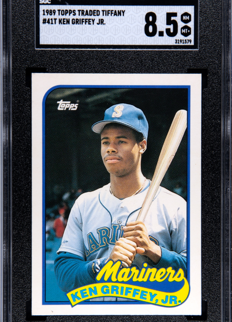 1989 Topps Tiffany Ken Griffey Jr. SGC 8.5 1989 Topps Traded Tiffany Ken Griffey JR. #41T SGC 8.5