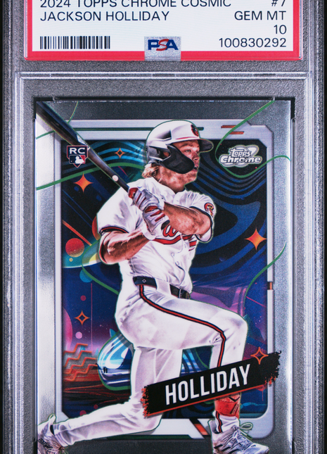 2024 Topps Chrome Cosmic Jackson Holliday Rookie PSA 10 2024 Topps Chrome Cosmic Jackson Holliday #7 PSA 10