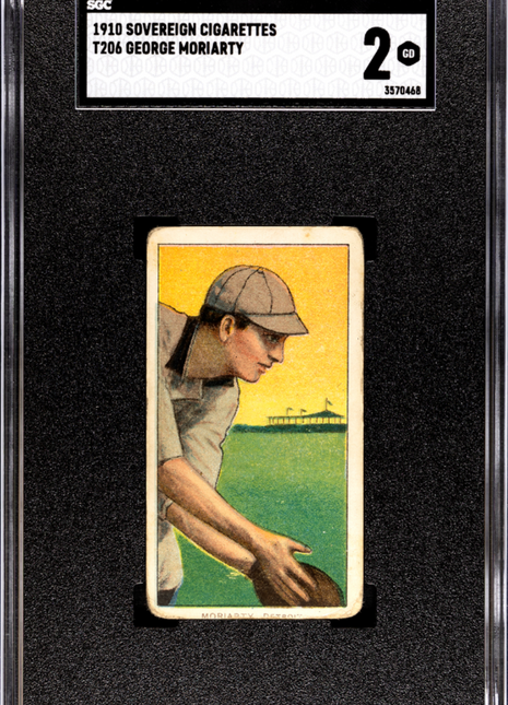 1910 Sovereign Cigarettes (T206) George Moriarty SGC 2