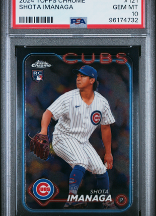 2024 Topps Chrome Shota Imanaga #121 PSA 10