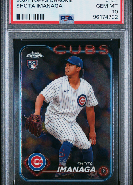 2024 Topps Chrome Shota Imanaga #121 PSA 10