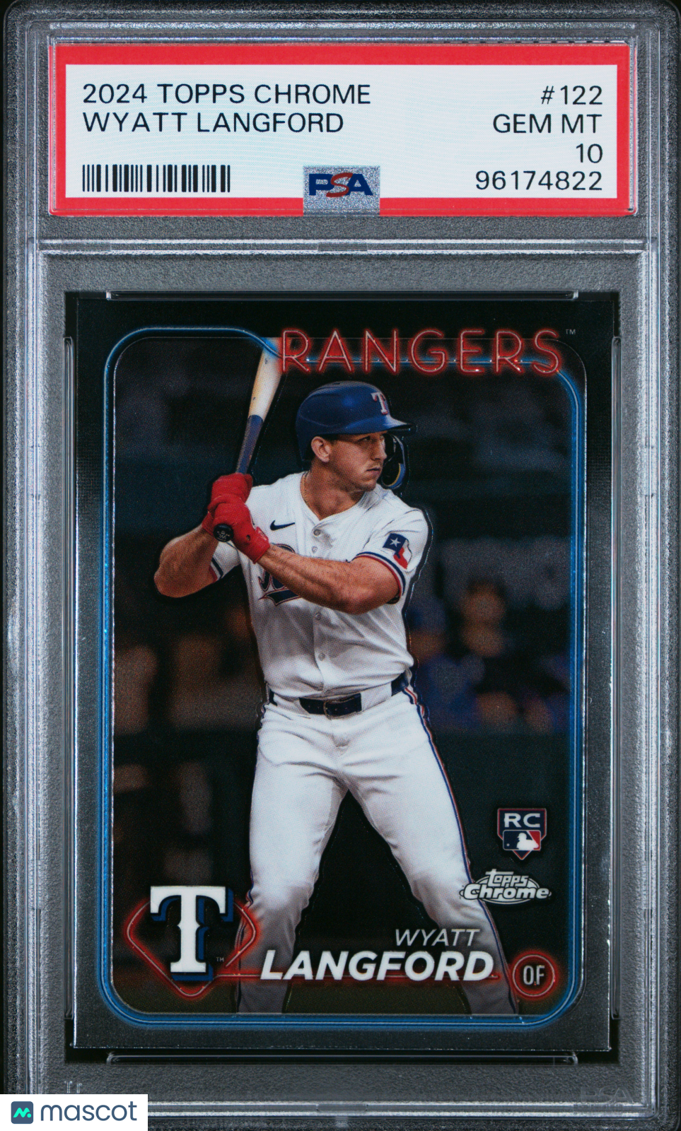 2024 Topps Chrome Wyatt Langford #122 PSA 10