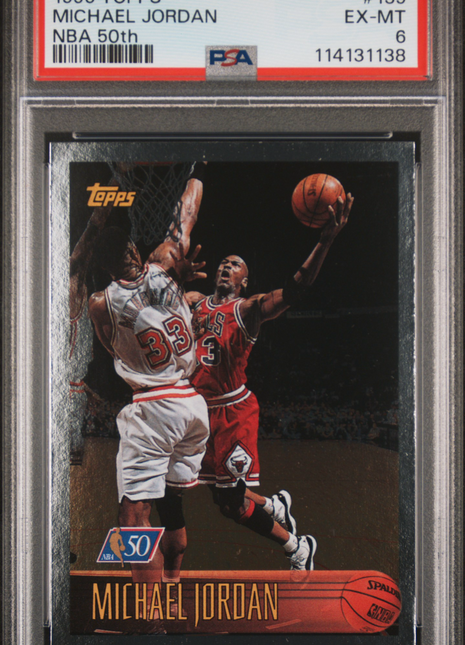 1996 Topps Michael Jordan NBA 50th #139 PSA 6