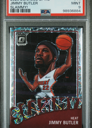 2023 Panini Donruss Optic Slammy! Jimmy Butler #14 PSA 9