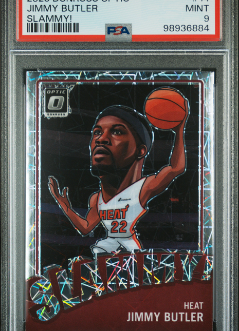 2023 Panini Donruss Optic Slammy! Jimmy Butler #14 PSA 9
