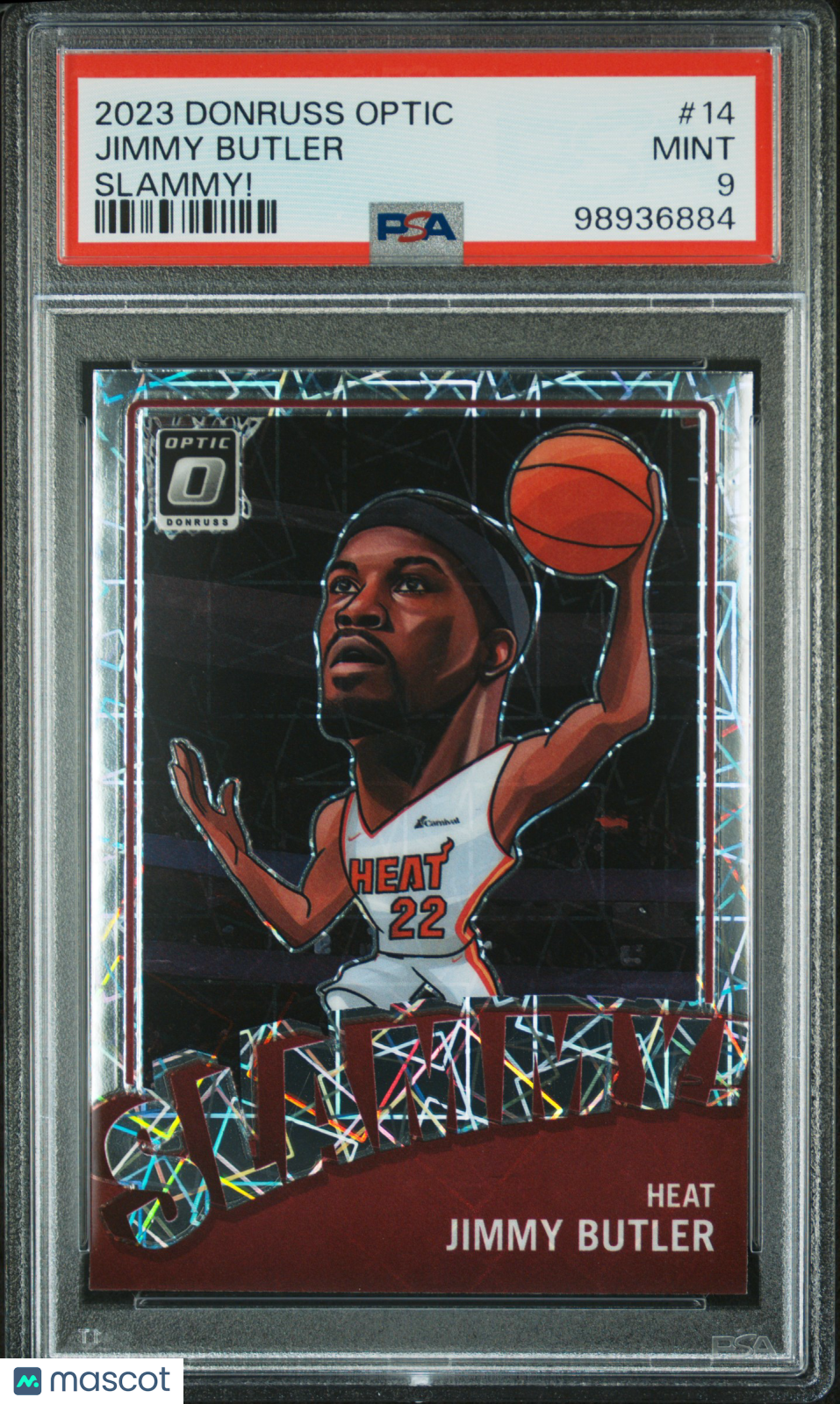 2023 Panini Donruss Optic Slammy! Jimmy Butler #14 PSA 9