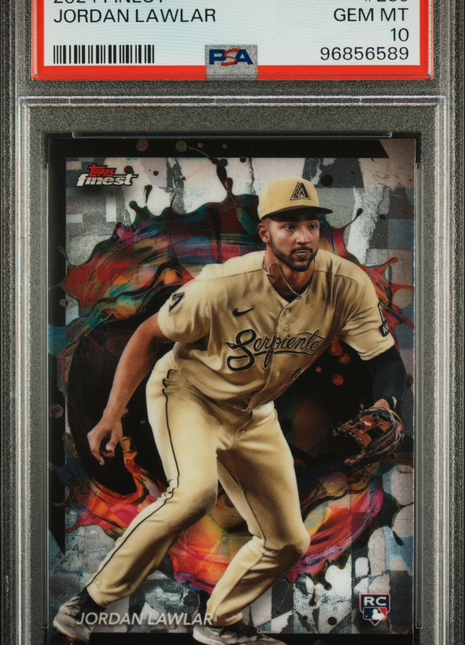 2024 Topps Finest Jordan Lawlar #239 PSA 10