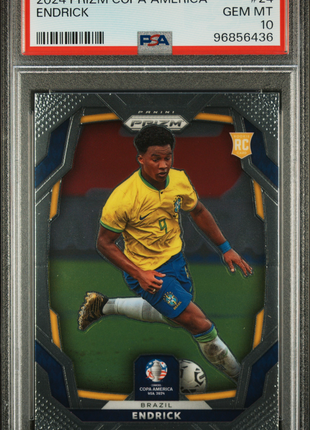 2024 Panini Prizm Conmebol Copa America Endrick #24 PSA 10
