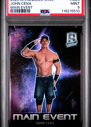 2023 Panini Chronicles WWE Main Event John Cena #ME3 PSA 9