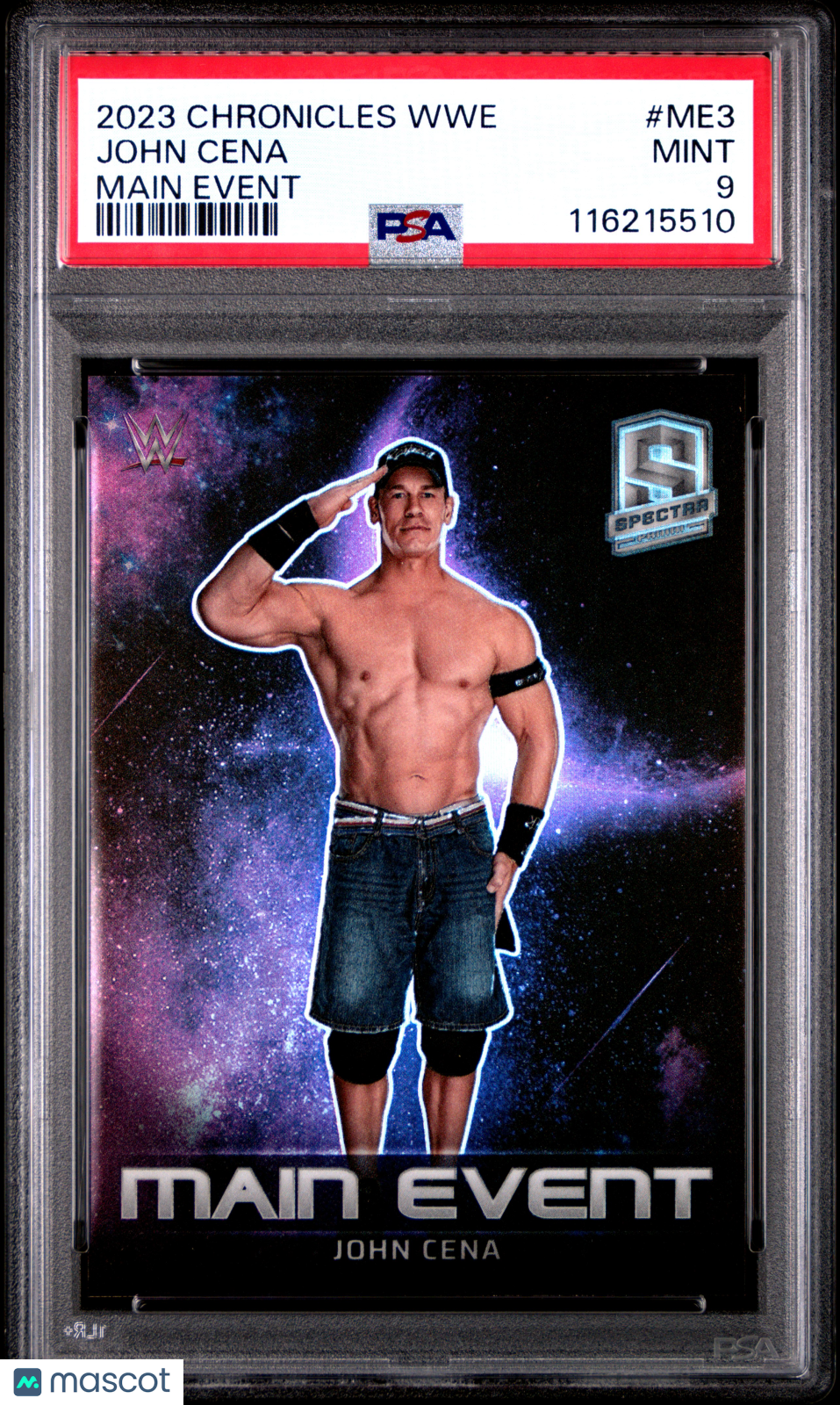 2023 Panini Chronicles WWE Main Event John Cena #ME3 PSA 9