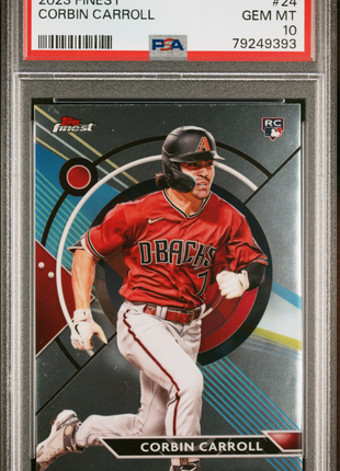 2023 Topps Finest Corbin Carroll #24 PSA 10