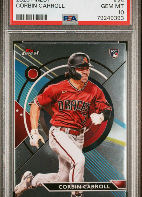 2023 Topps Finest Corbin Carroll #24 PSA 10