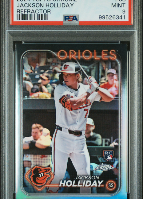 2024 Topps Chrome Jackson Holliday Refractor #88 PSA 9