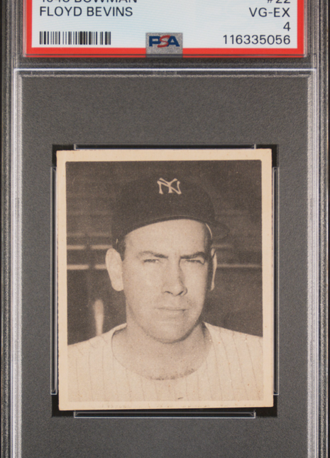 1948 Bowman Floyd Bevins #22 PSA 4