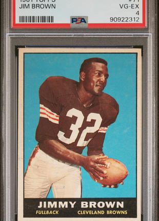 1961 Topps Jim Brown #71 PSA 4