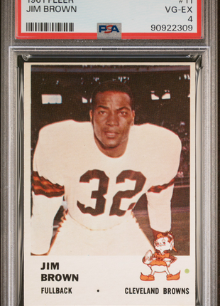 1961 Fleer Jim Brown #11 PSA 4
