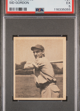 1948 Bowman Sid Gordon #27 PSA 5