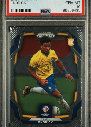 2024 Panini Prizm Conmebol Copa America Endrick #24 PSA 10