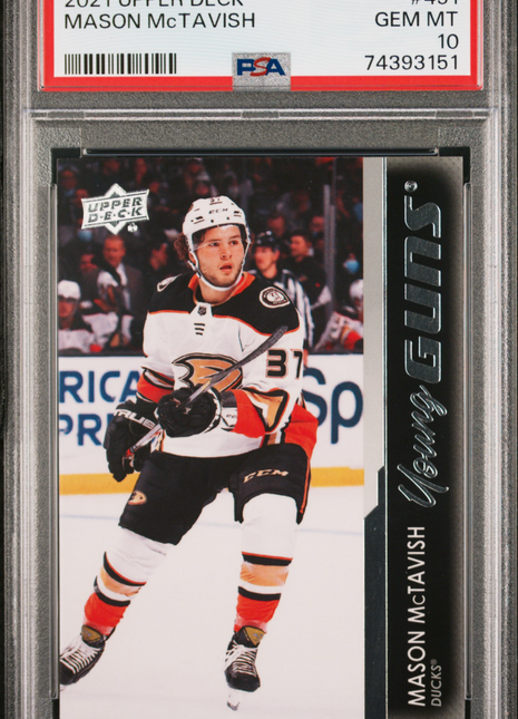2021-2022 Upper Deck Mason Mctavish #451 PSA 10
