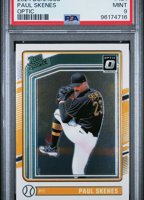2024 Panini Donruss Paul Skenes Optic #131 PSA 9