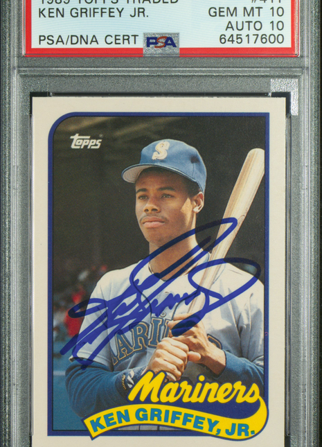 1989 Topps Traded Ken Griffey JR. #41T PSA 10