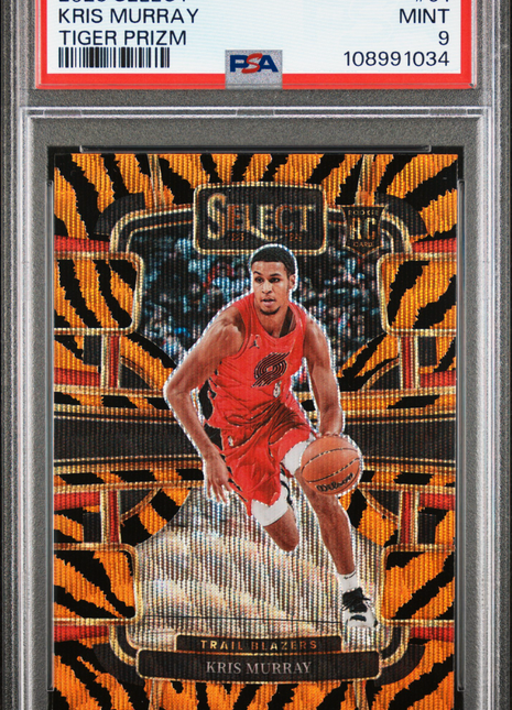 2023 Panini Select Kris Murray Tiger Prizm #91 PSA 9