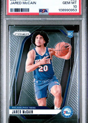 2024 Panini Prizm Jared Mccain #222 PSA 10