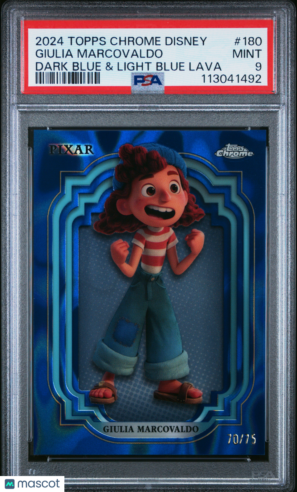 2024 Topps Chrome Disney Giulia Marcovaldo #180 PSA 9