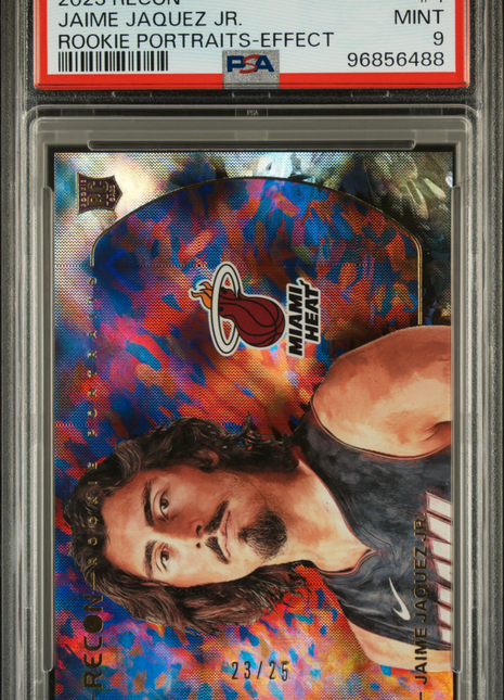 2023 Panini Recon Rookie Portraits Jaime Jaquez JR. Effect /25 #4 PSA 9