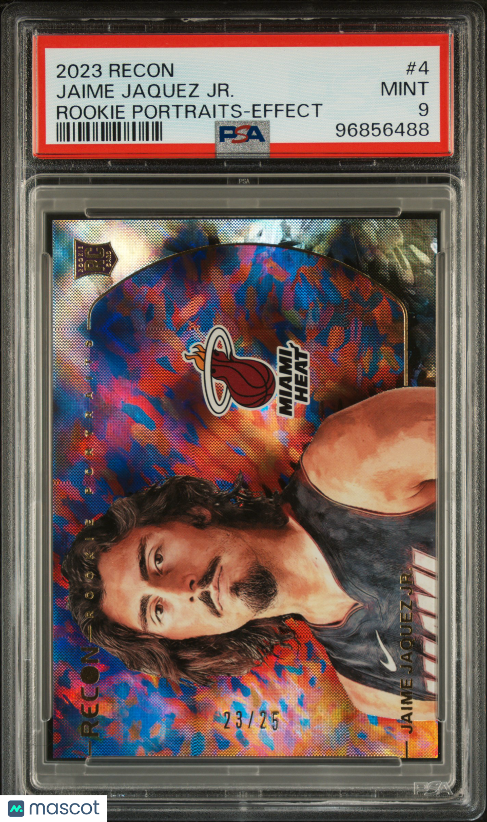2023 Panini Recon Rookie Portraits Jaime Jaquez JR. Effect /25 #4 PSA 9