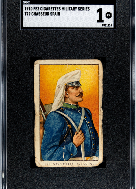 1910 Fez Cigarettes Military Series Chasseur Spain #T79 SGC 1