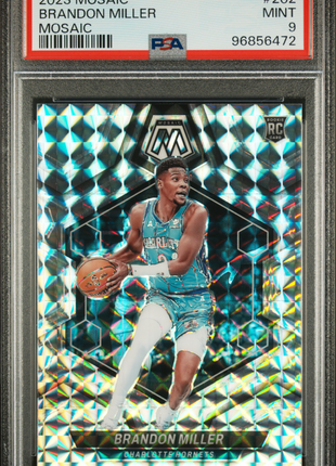 2023 Panini Mosaic Brandon Miller Mosaic #202 PSA 9