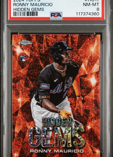 2024 Topps Hidden Gems Ronny Mauricio #HG17 PSA 8