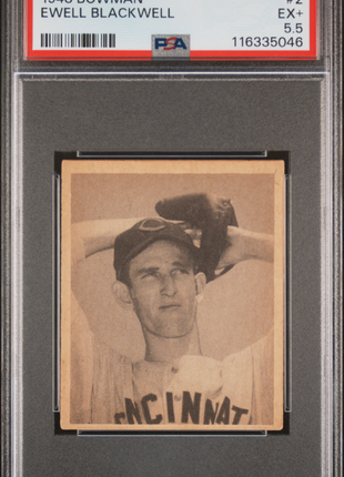 1948 Bowman Ewell Blackwell #2 PSA 5.5