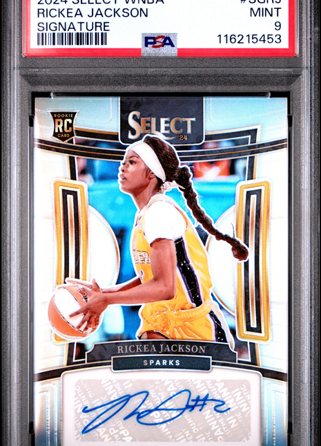 2024 Panini Select WNBA Signatures Rickea Jackson #SGRJ PSA 9