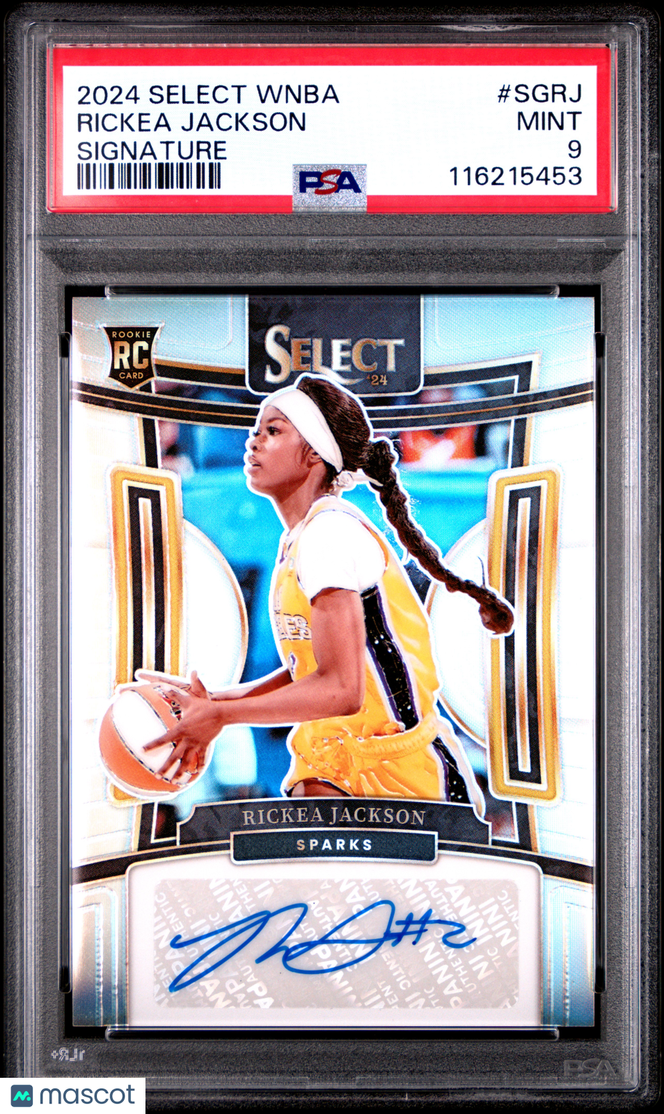 2024 Panini Select WNBA Signatures Rickea Jackson #SGRJ PSA 9