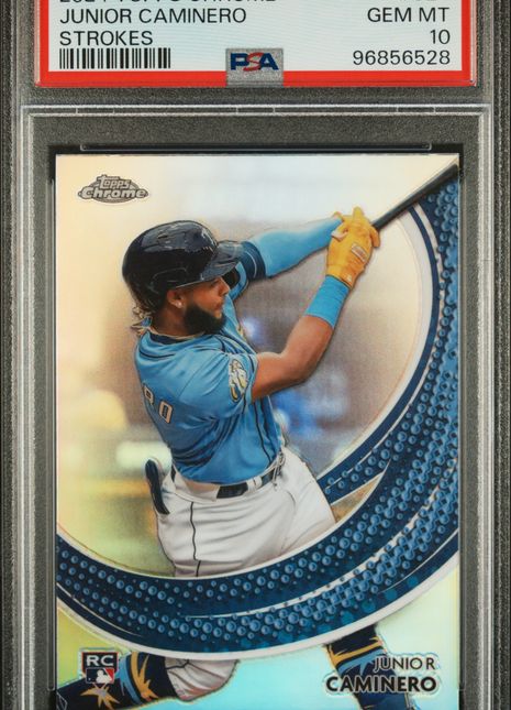 2024 Topps Chrome Strokes Junior Caminero #S24 PSA 10