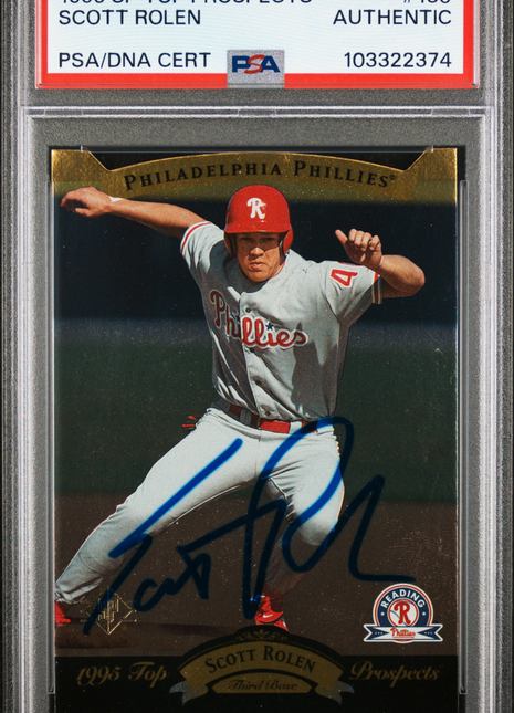 1995 SP Top Prospects Scott Rolen #130 PSA A
