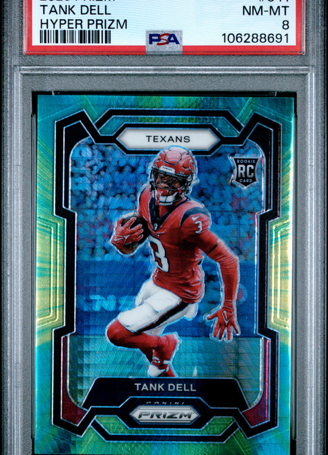 2023 Panini Prizm Tank Dell Hyper #341 PSA 8