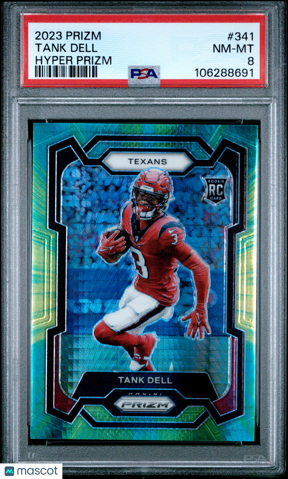 2023 Panini Prizm Tank Dell Hyper #341 PSA 8