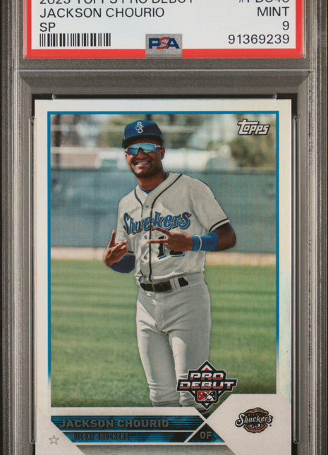 2023 Topps Pro Debut Jackson Chourio SP #PDC40 PSA 9