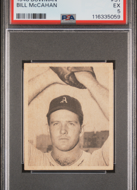 1948 Bowman Bill Mccahan #31 PSA 5