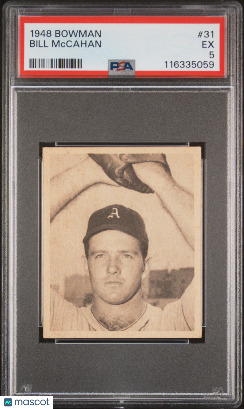 1948 Bowman Bill Mccahan #31 PSA 5