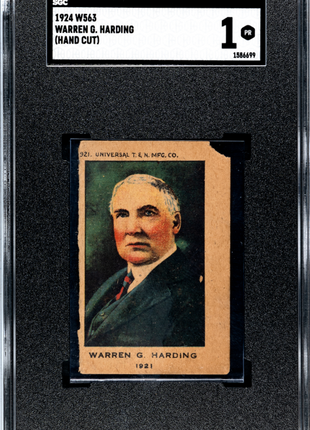 1924 W563 Warren G. Harding SGC 1