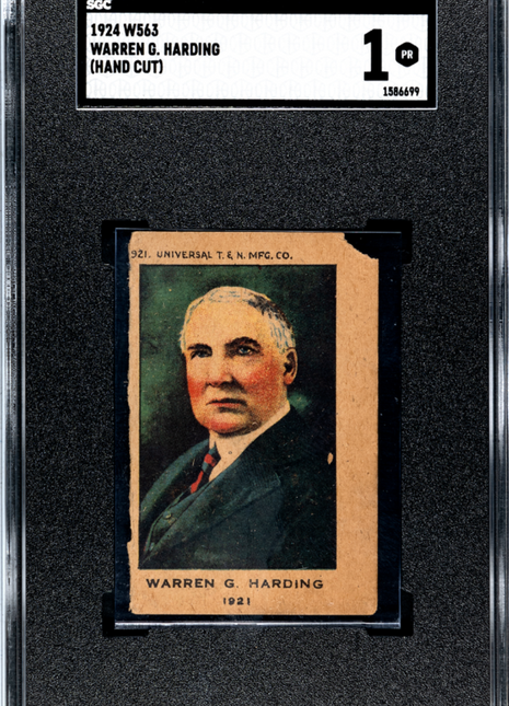 1924 W563 Warren G. Harding SGC 1