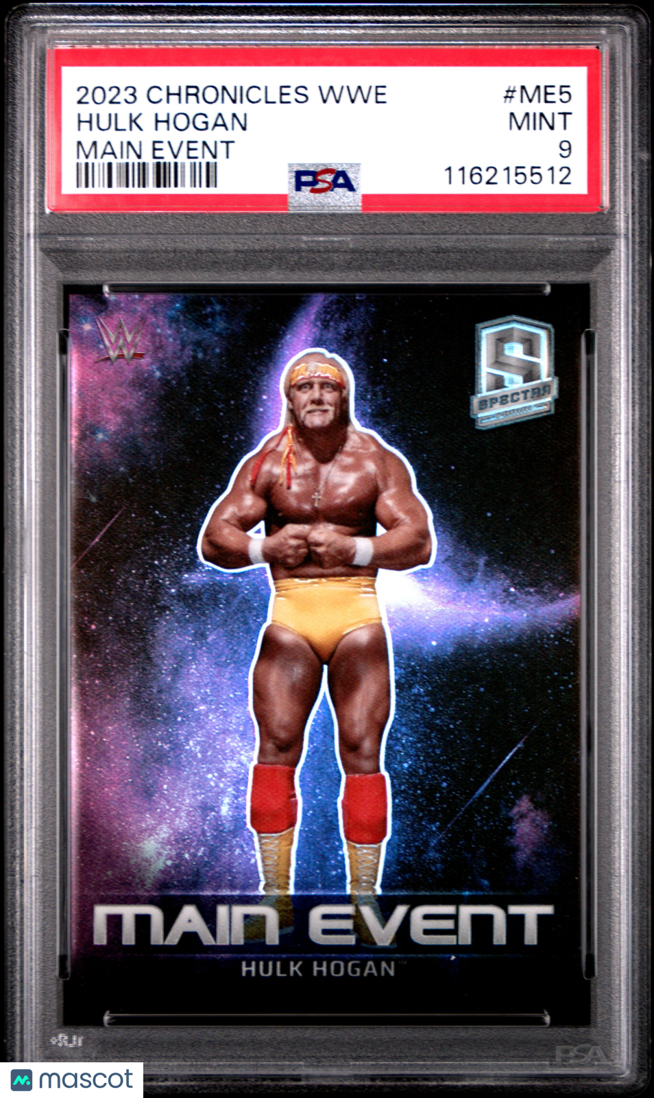 2023 Panini Chronicles WWE Main Event Hulk Hogan #ME5 PSA 9