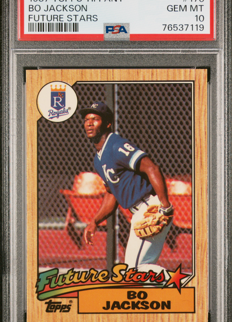 1987 Topps Tiffany Bo Jackson Future Stars #170 PSA 10